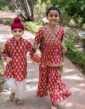 Load image into Gallery viewer, Red Gulmohar Sibling Sets
