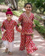 Load image into Gallery viewer, Red Gulmohar Sibling Sets