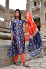 Load image into Gallery viewer, Ruhani Chanderi Suit Set - Set of Three