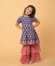 Load image into Gallery viewer, Ghoomar Sharara Set - Set of Two