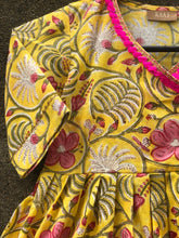 Load image into Gallery viewer, Summer Popsicle Yellow Cotton Dress