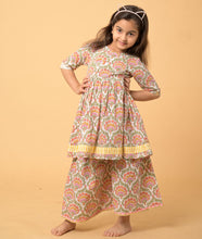 Load image into Gallery viewer, Rang Multicolour Sharara Set