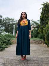 Load image into Gallery viewer, Noor Green Cotton Dress