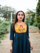 Load image into Gallery viewer, Noor Green Cotton Dress