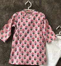 Load image into Gallery viewer, Boys Sweet Pink Kurta Set - Set of Two
