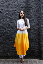 Load image into Gallery viewer, Dipped Sunshine Cotton Kurta and Pant Set
