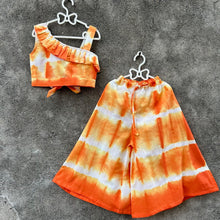 Load image into Gallery viewer, Orange Tie Dye Co-Ord Set - Set of Two
