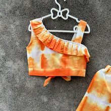 Load image into Gallery viewer, Orange Tie Dye Co-Ord Set - Set of Two
