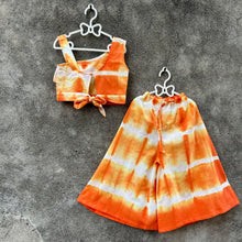 Load image into Gallery viewer, Orange Tie Dye Co-Ord Set - Set of Two
